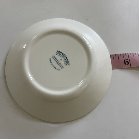 Set 4 Johnson Bros Regency Mini Bowls Swirl Coupe Ice Cream Fruit 5 3/4" ENGLAND - Picture 4 of 9